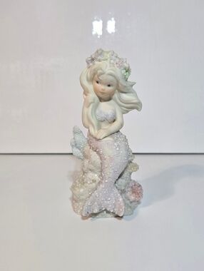 Enesco Coral Kingdom 'Athena' Mermaid Figurine 5.5" Vintage 1993 Collectible